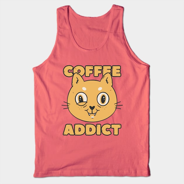 Coffee Addict Tank Top by Bruno Pires